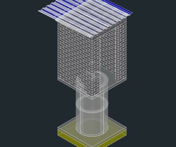 3D модель Туалет дачный