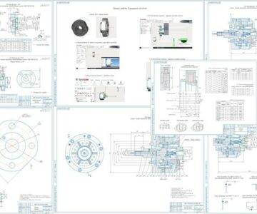 Чертеж Разработка технологического процесса механической обработки детали «Корпус крышки модуля входного» на основе применения современного оборудования