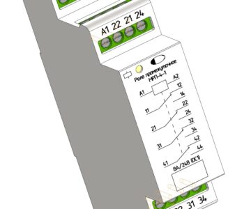 3D модель Промежуточное реле МРП-4-1