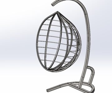 3D модель Кресло-кокон