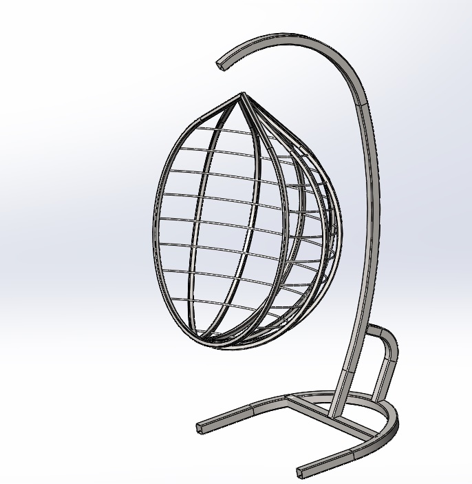 3D модель Кресло-кокон