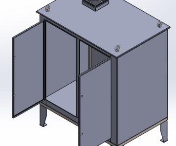 3D модель Шкаф под УДЭ