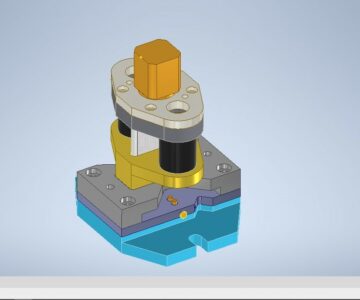 3D модель Штамп для изготовления фанерных решеток Вариант 12