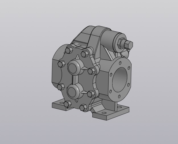 3D модель Насос НШ-39/0,6