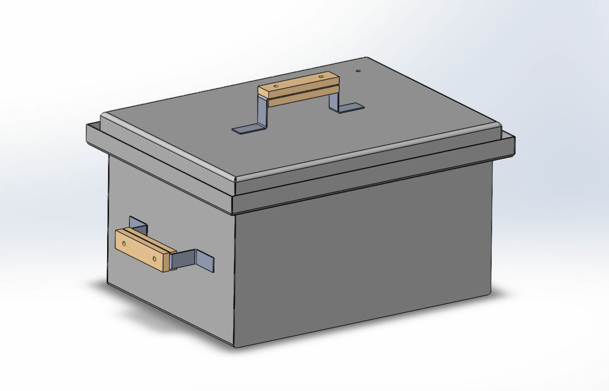 3D модель Коптильня M3 400*200*200