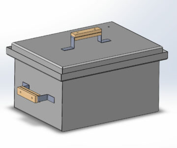 3D модель Коптильня M3 400*200*200