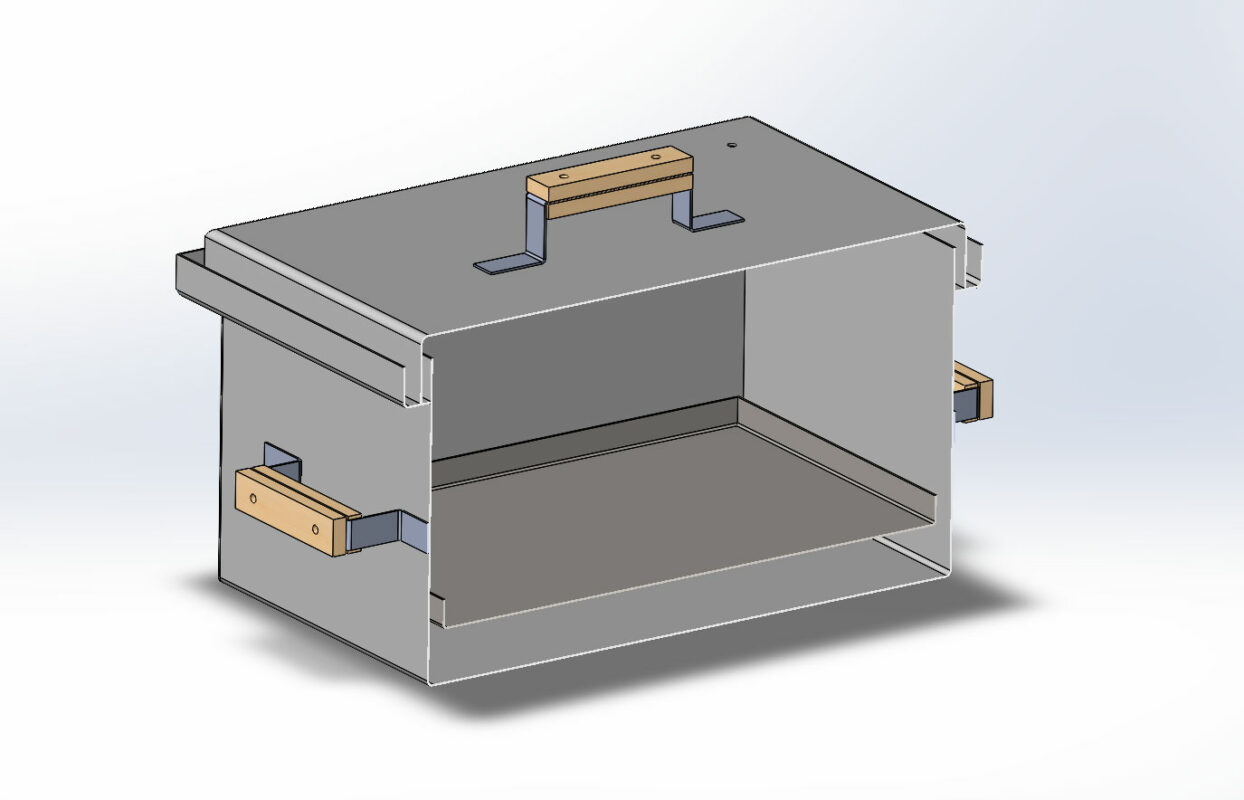 3D модель Коптильня M3 400*200*200