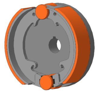 3D модель Оснастка для проточки тормозных колодок Урал