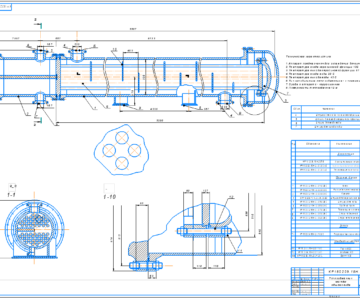 Чертеж Расчет теплообменного аппарата и технологического режима колонны