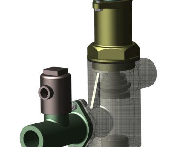 3D модель Вентиль МЧ00.56.00.00