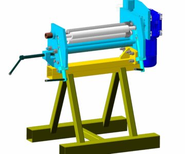 3D модель Вальцы электромеханические 500х58