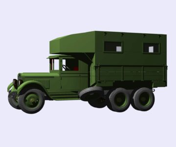 3D модель ЗиС-6 ПАРМ 1Б. 3D модель в масштабе 1:48