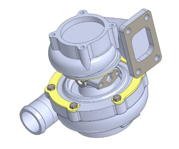 3D модель Турбина Garrett 3076