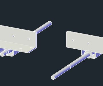 3D модель Опорный кронштейн (домик на дереве)