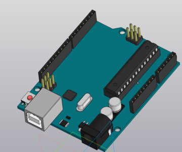 3D модель Контроллер Arduino Uno R3