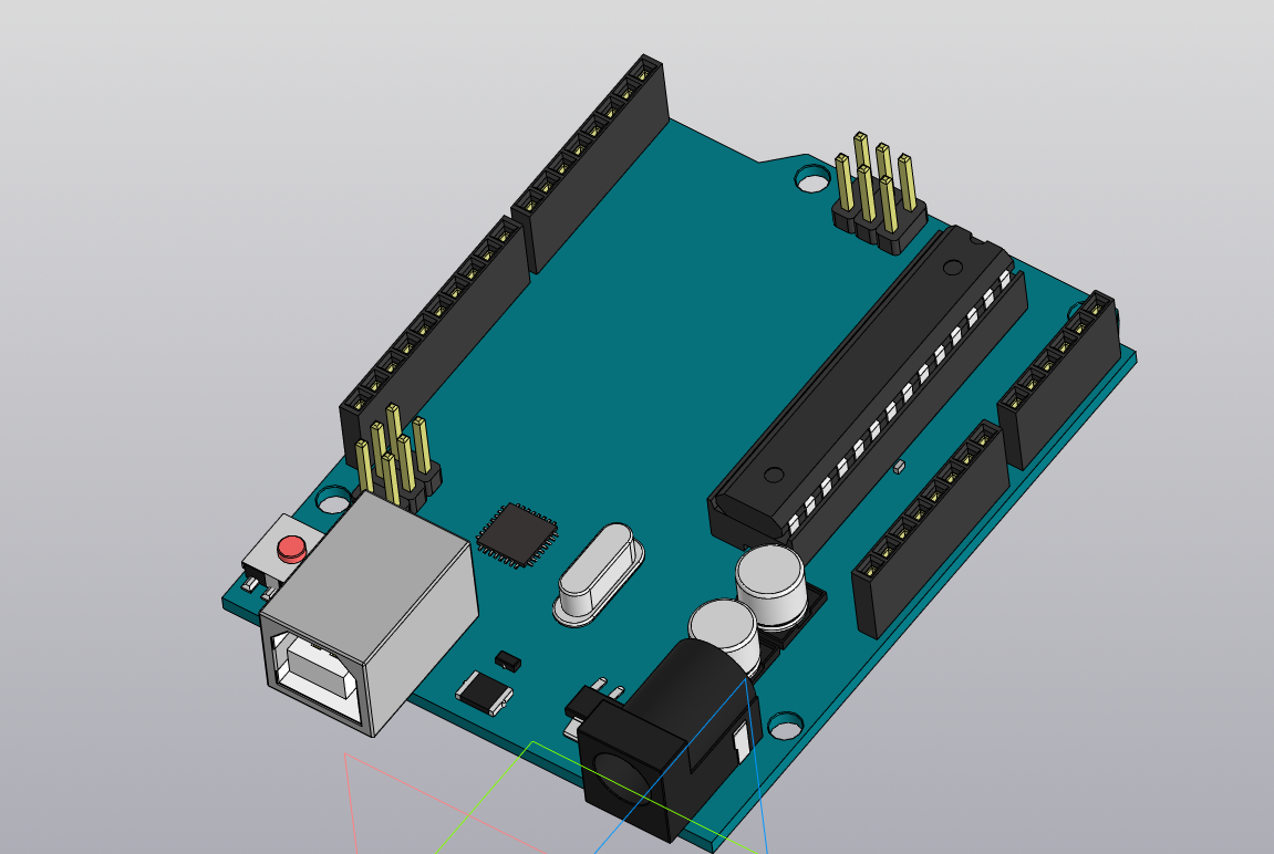 3D модель Контроллер Arduino Uno R3