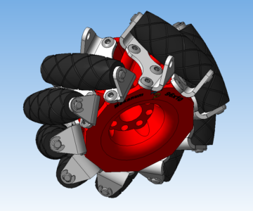 3D модель Колесо меканум