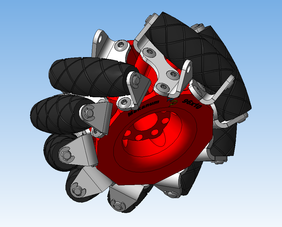 3D модель Колесо меканум