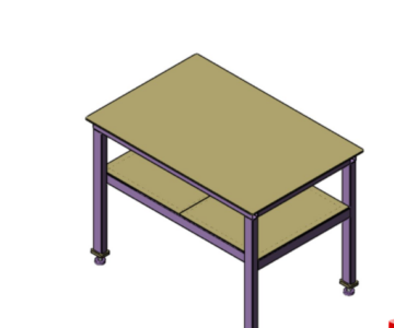 3D модель Стол-верстак