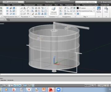 3D модель Макет биосорбера