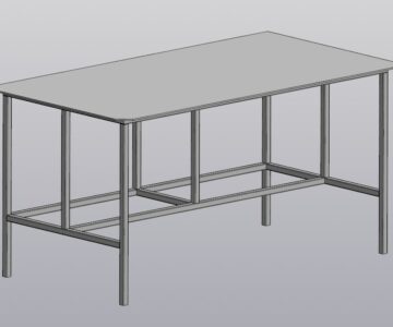 3D модель Сварочный стол 1500х800х800 мм