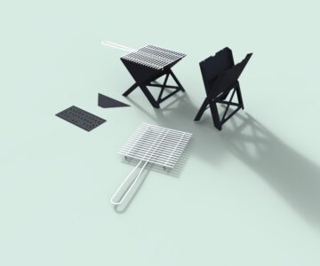 3D модель Мангал книга