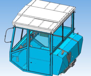 3D модель Кабина на Т-150 ХТЗ