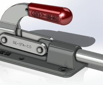 3D модель Зажим Destaco 640