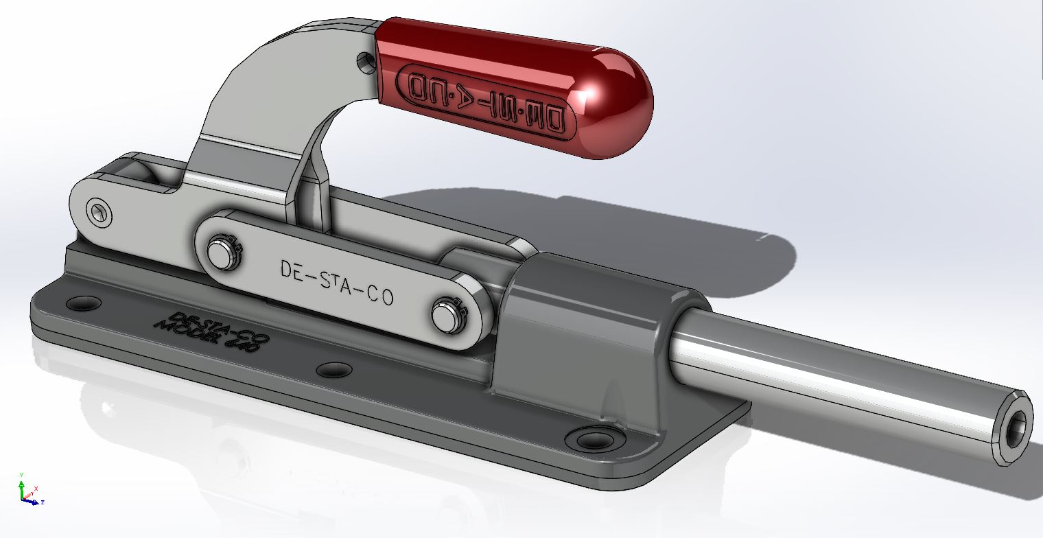 3D модель Зажим Destaco 640