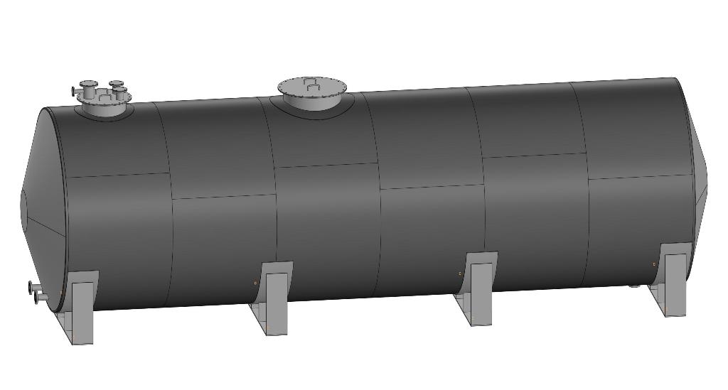 3D модель Резервуар РГСН-60