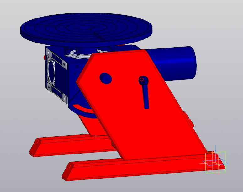 3D модель Поворотный стол с планшайбой