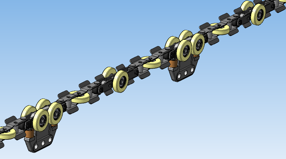 3D модель Цепь подвесного конвейера