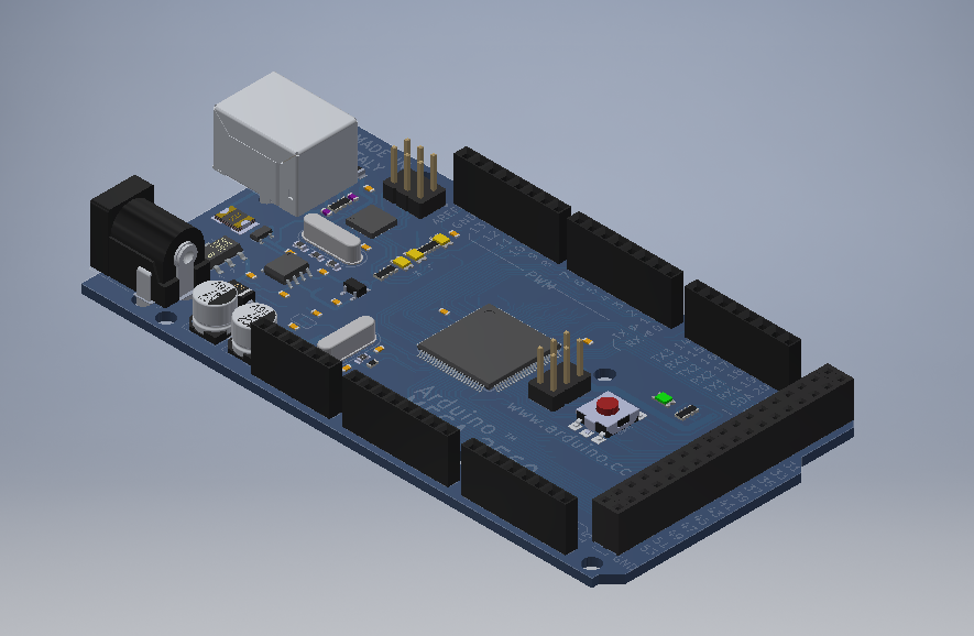 3D модель Arduino Mega 2560