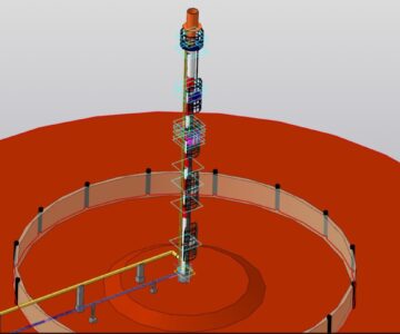 3D модель Факельная установка 3D