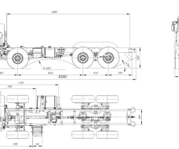 Чертеж Чертеж КАМАЗ-6560
