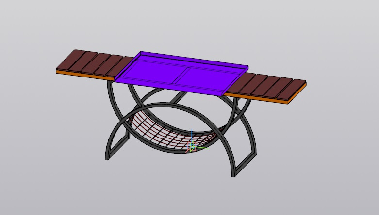 3D модель Подставка для мангала