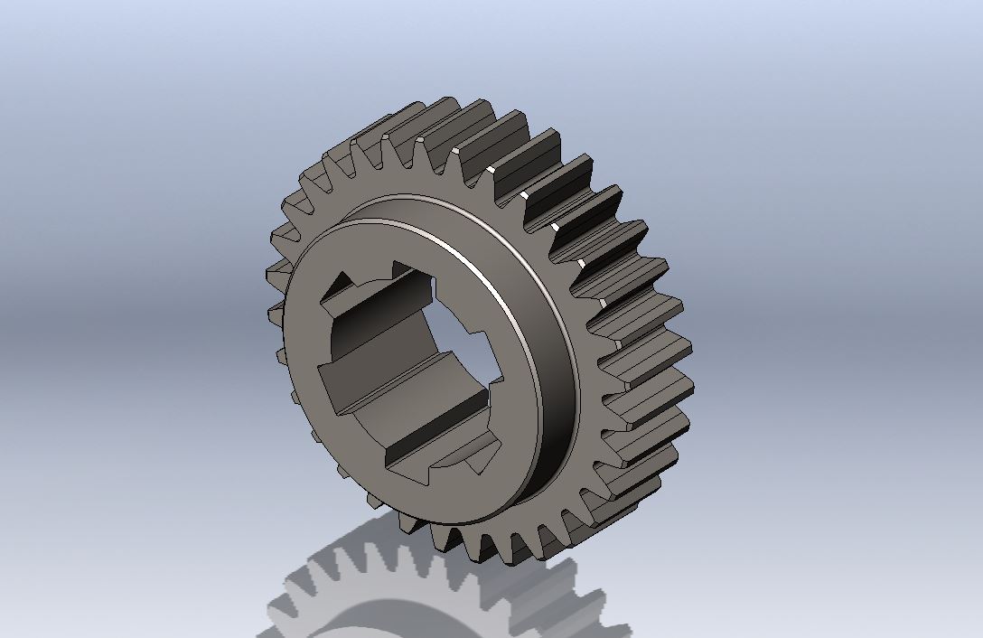 3D модель Шестерня коробки передач станка ДИП-500