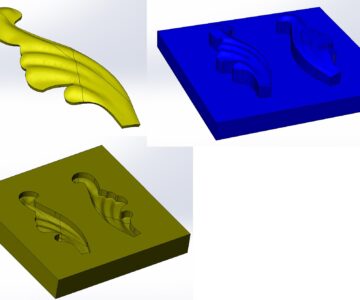 3D модель Гребешок (ковка)