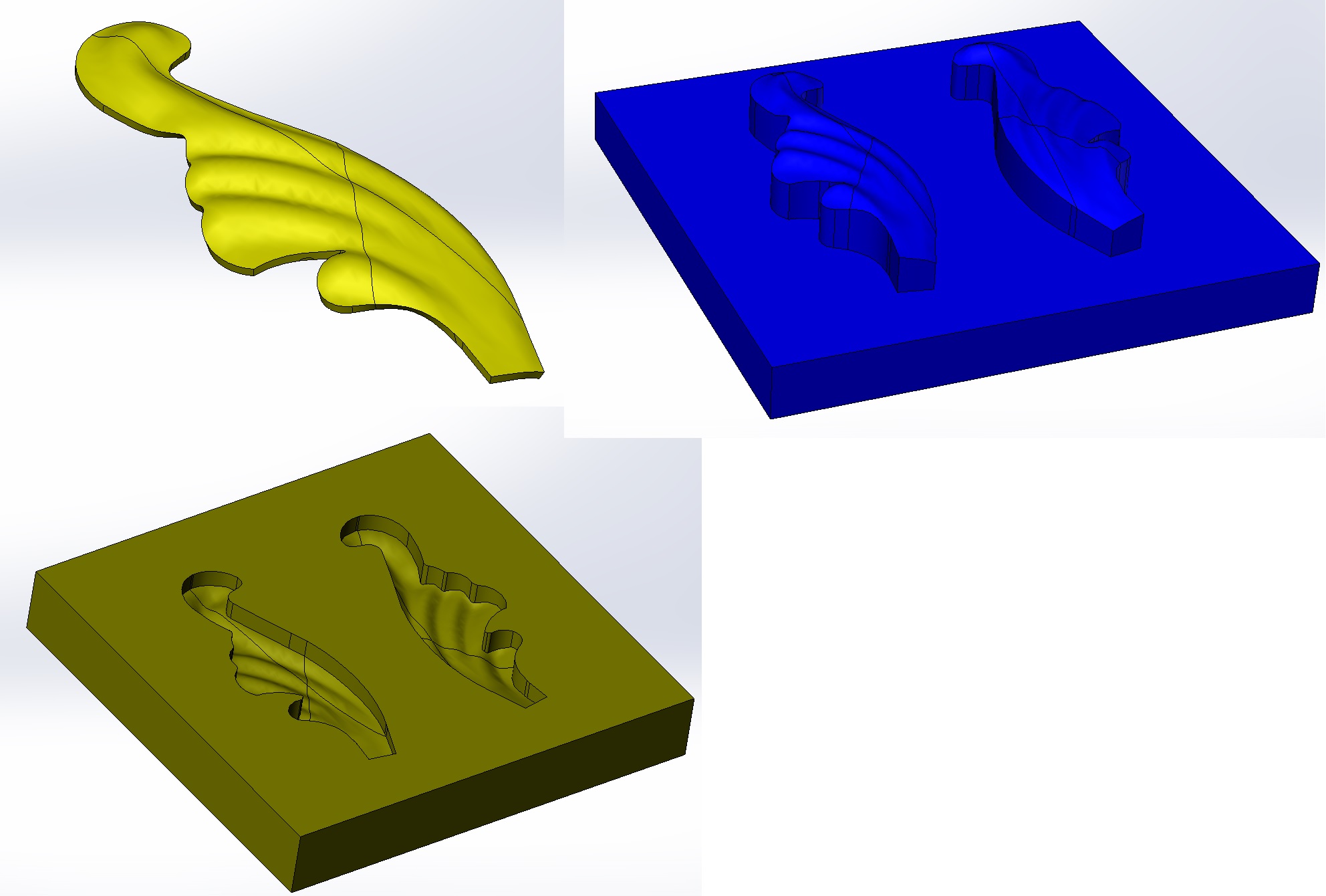 3D модель Гребешок (ковка)