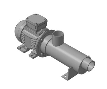 3D модель Электронасос одновинтовой Бурун СХ 3,6/4-0,75/4 (массо-габаритная модель)