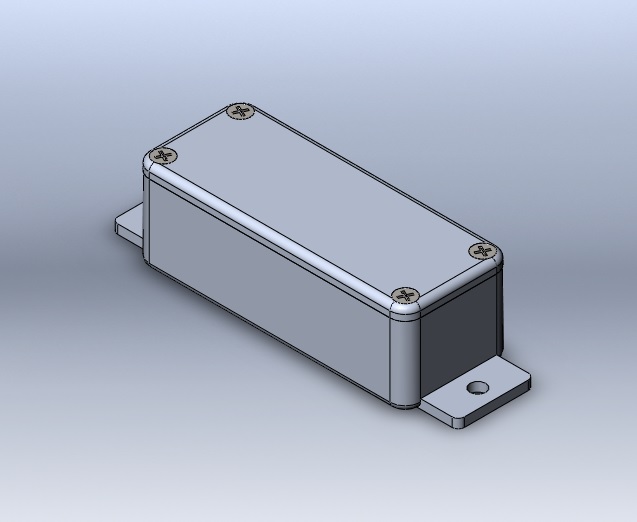 3D модель B037MFBK - Корпус для РЭА 89x35x30мм