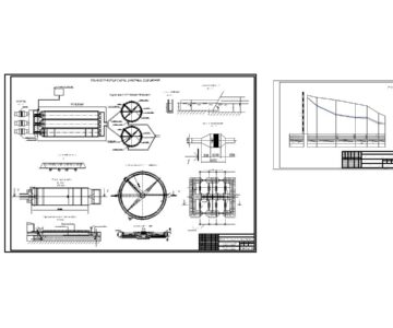 Чертеж Проектирование и расчет комплекса водоотведения и очистки сточных вод населенного пункта