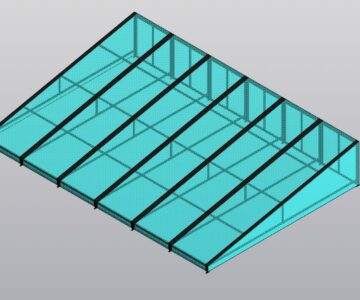 3D модель Навес для бассейна