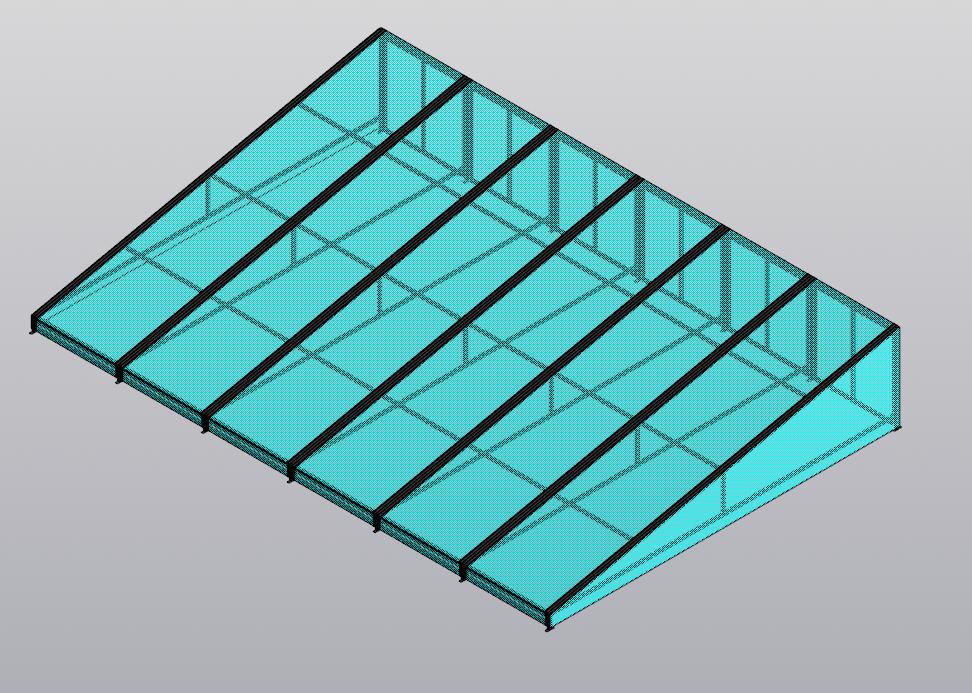 3D модель Навес для бассейна