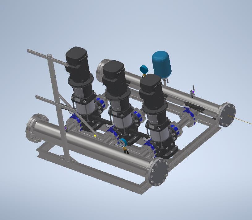 3D модель Насосная станция CR-45-2-2