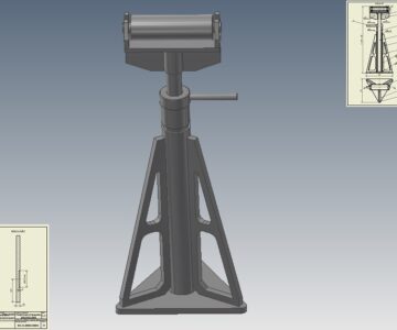 3D модель Подставка под заготовки