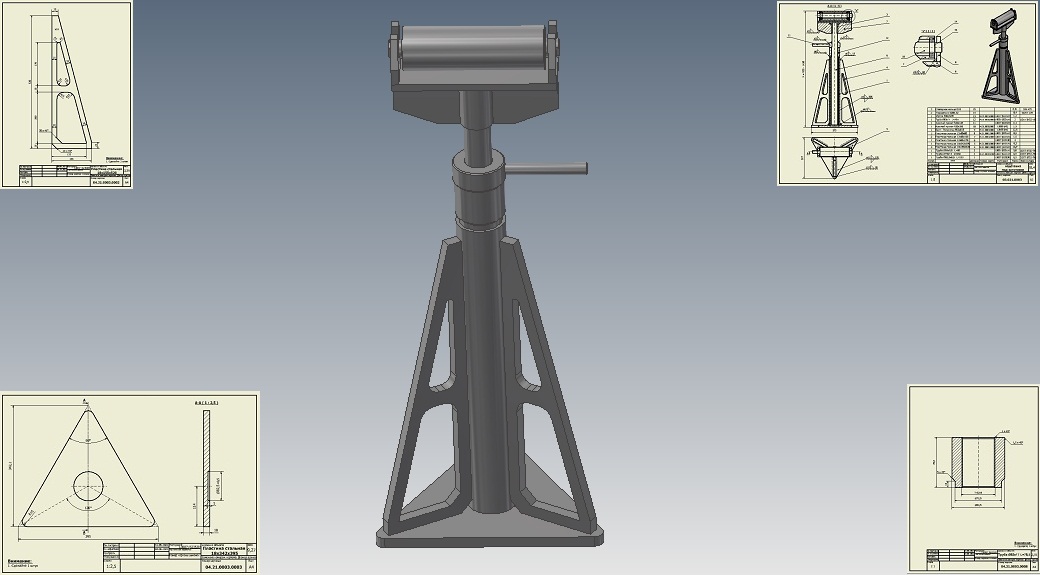 3D модель Подставка под заготовки