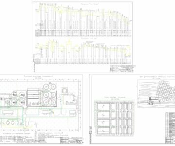 Чертеж Проектирование очистных сооружений канализации города