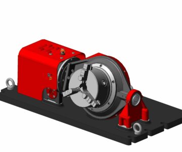 3D модель Поворотная головка 4 , 5 степеней свободы