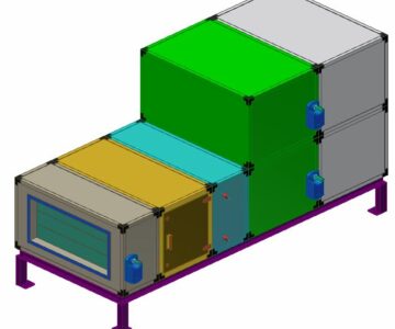 3D модель Модульная вентиляционная установка Стандарт 100